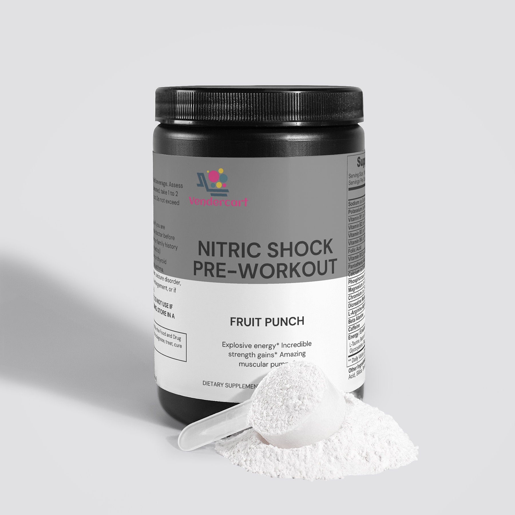 nitric Shock Pre Workout Strength,Endurance