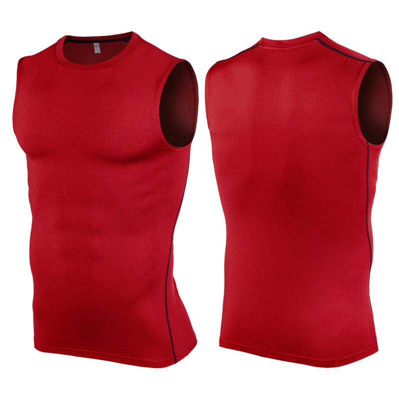 Fitness Gym Tshirt Vest – Sleeveless Quick-Dry Sports Top for Men