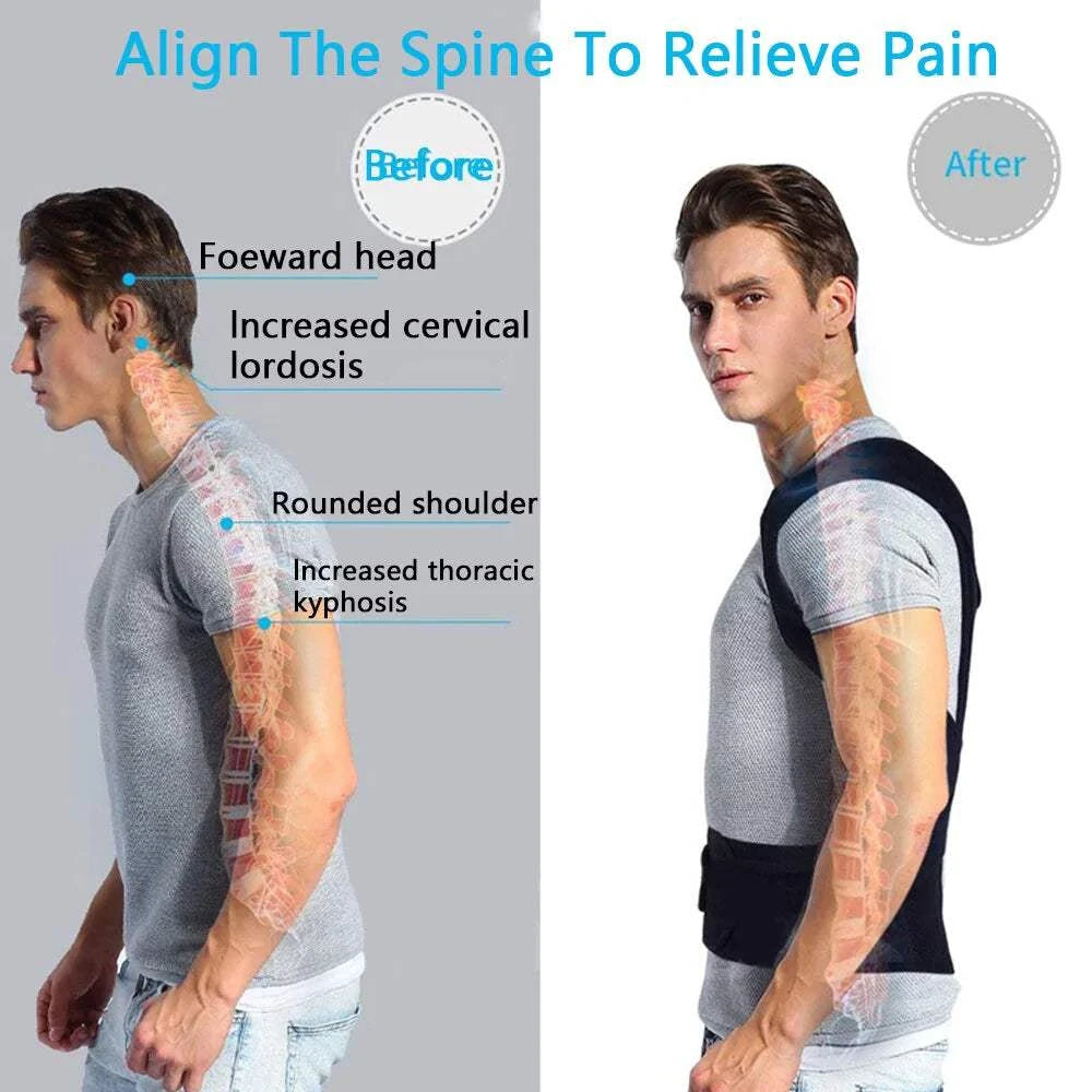 posture corrector and Low Back Support Shoulder Brace Belt