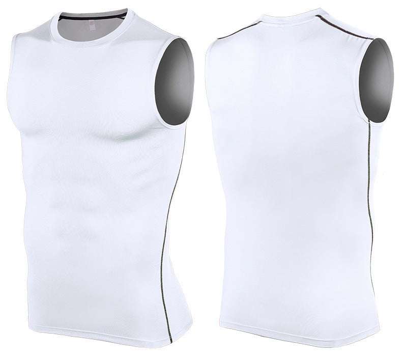 Fitness Gym Tshirt Vest – Sleeveless Quick-Dry Sports Top for Men