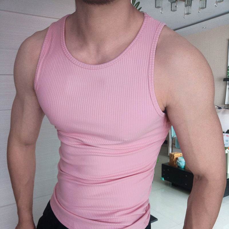 Mens Workout Vest Top – Stretchy Casual Tank for Gym and Sports