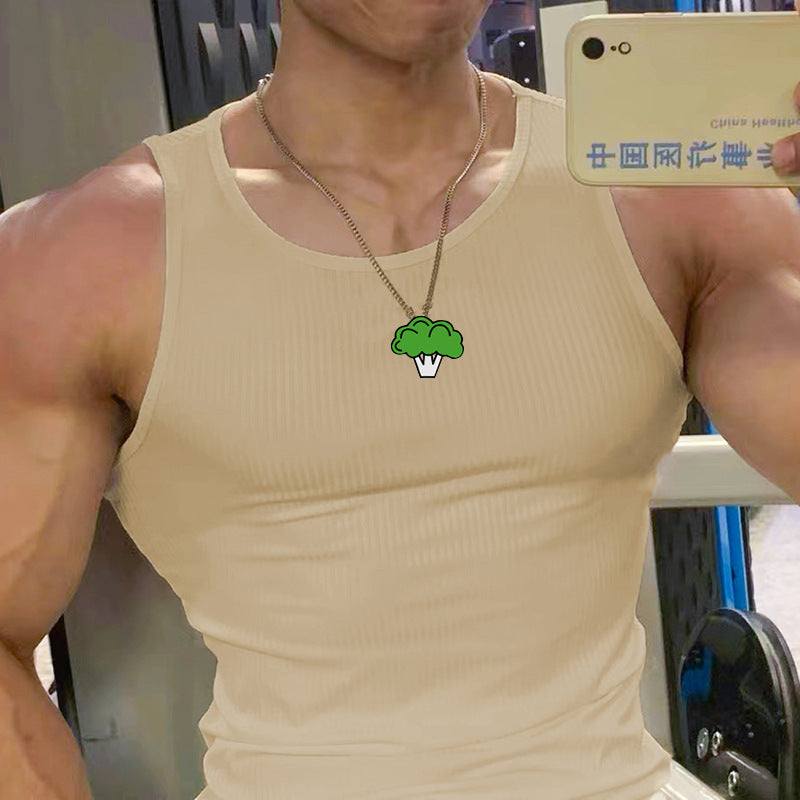 Mens Workout Vest Top – Stretchy Casual Tank for Gym and Sports
