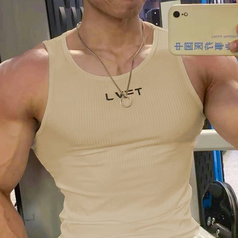 Mens Workout Vest Top – Stretchy Casual Tank for Gym and Sports