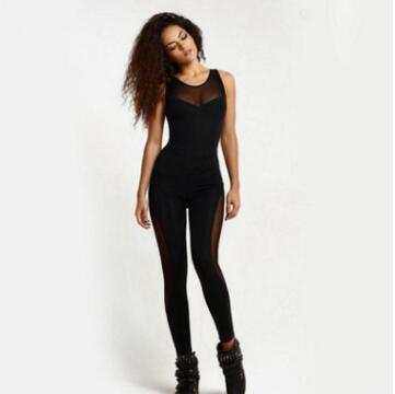 Mesh Workout Jumpsuit – One-Piece Activewear for Fitness & Training