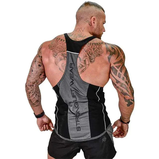 v-taper workout Dr Troy’s  ultimate workout tank top.
