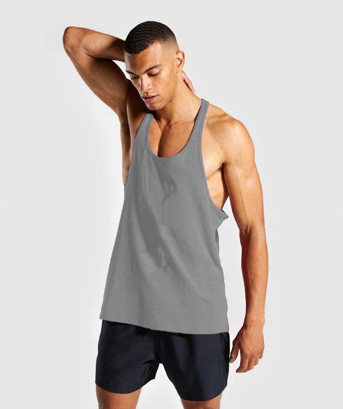 Summer Workout Men Vest – Lightweight Sleeveless Gym Top for Training