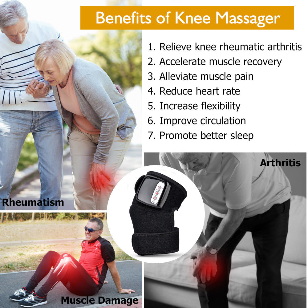 Infrared Heating Knee Massager – Electric Pain Relief & Heat Therapy