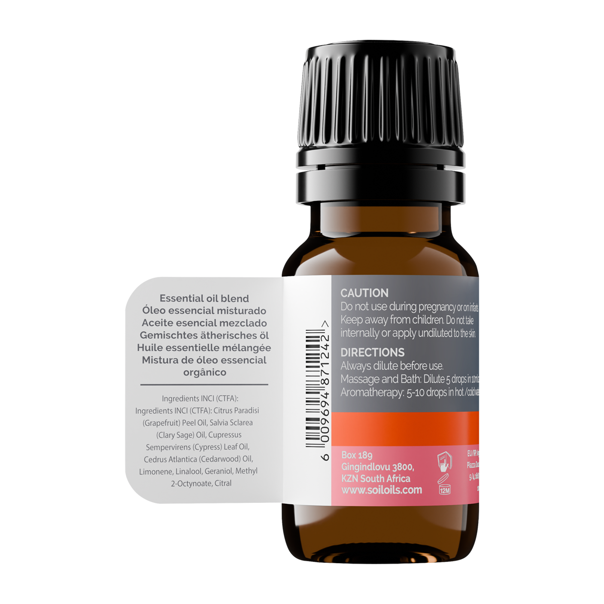 De-Stress - Organic essential oil blends 10ml