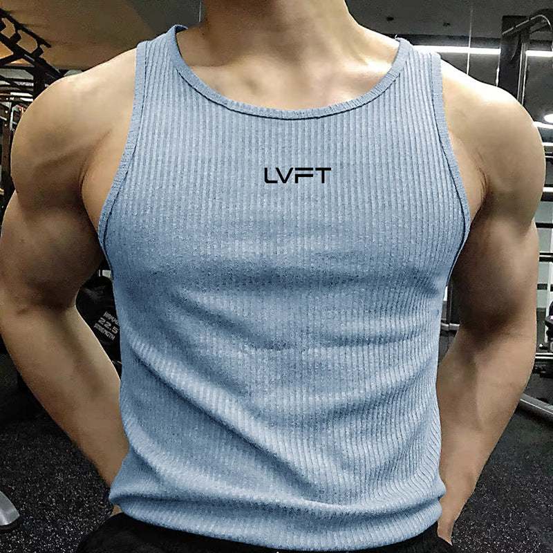 Mens Workout Vest Top – Stretchy Casual Tank for Gym and Sports