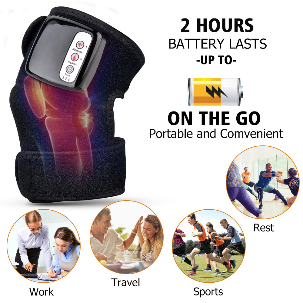 Infrared Heating Knee Massager – Electric Pain Relief & Heat Therapy