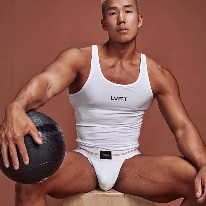 Mens Workout Vest Top – Stretchy Casual Tank for Gym and Sports