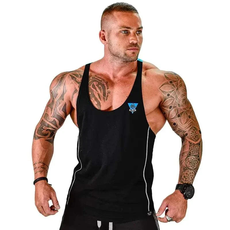 v-taper workout Dr Troy’s  ultimate workout tank top.