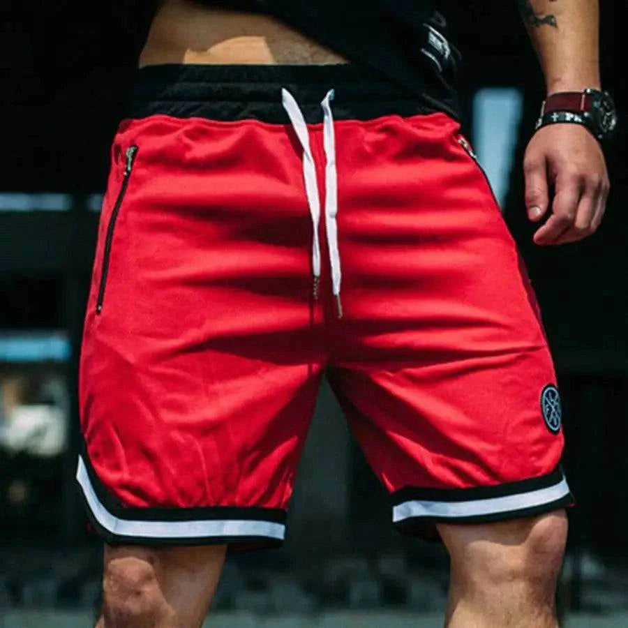 gym shorts men Breathable Running Fitness Sports Shorts