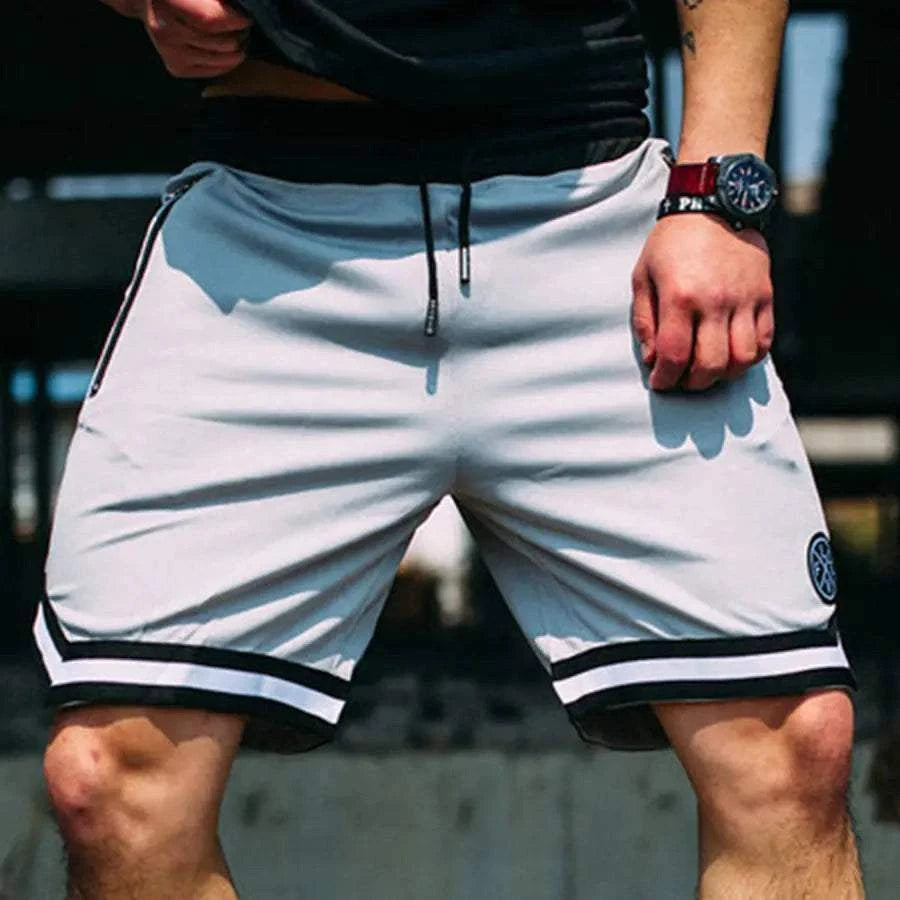 gym shorts men Breathable Running Fitness Sports Shorts