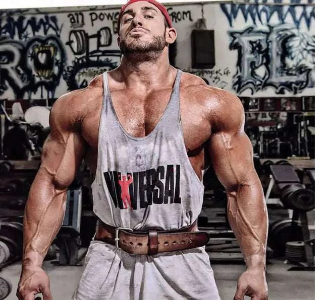 workout tank tops Fitness Brother Muscle Relaxed Racerback