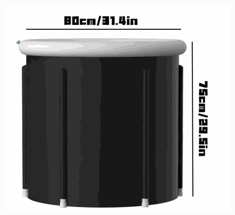 Portable cold plunge tub