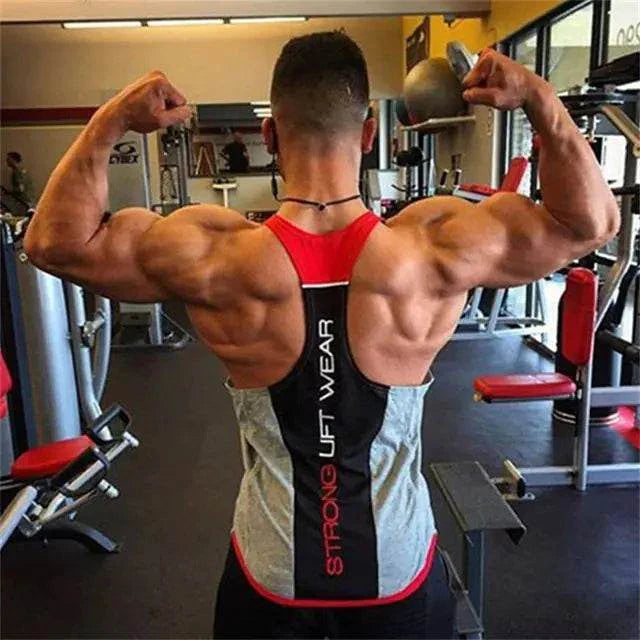 v-taper workout Dr Troy’s  ultimate workout tank top.