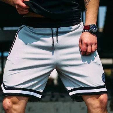 gym shorts men Breathable Running Fitness Sports Shorts