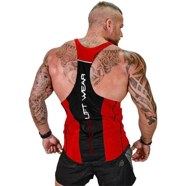 v-taper workout Dr Troy’s  ultimate workout tank top.