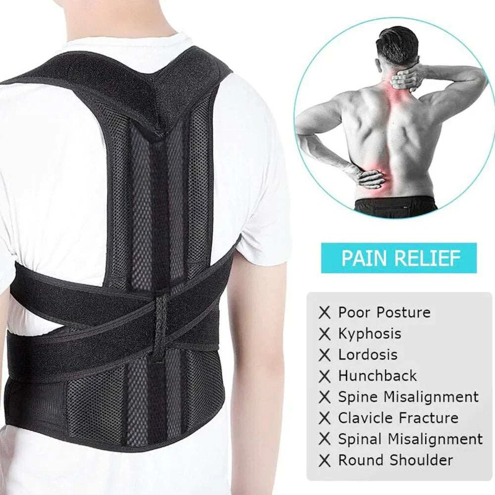 posture corrector and Low Back Support Shoulder Brace Belt