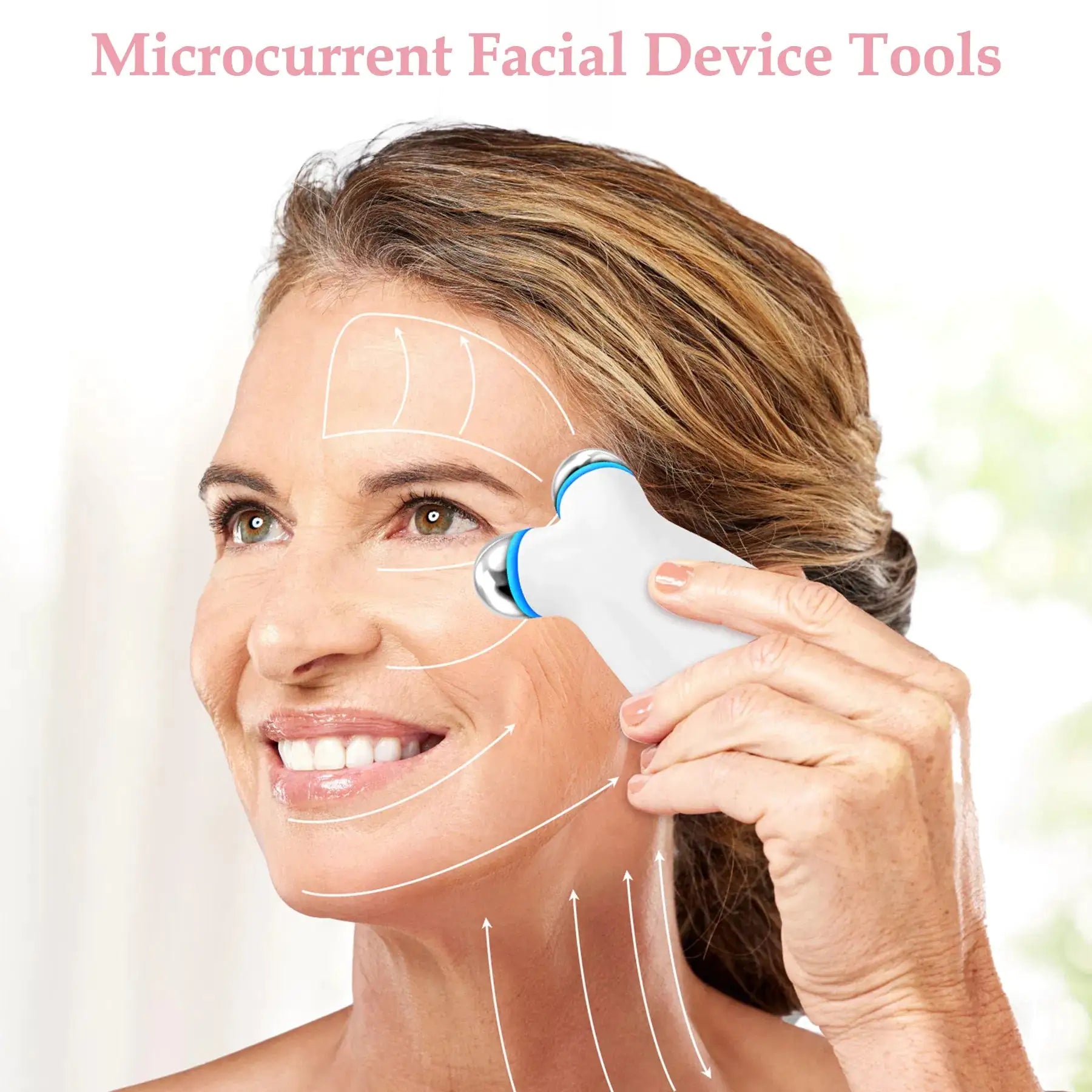Anti Aging And Anti-Wrinkles Microcurrent Facial Device.  Boost Skin Absorption