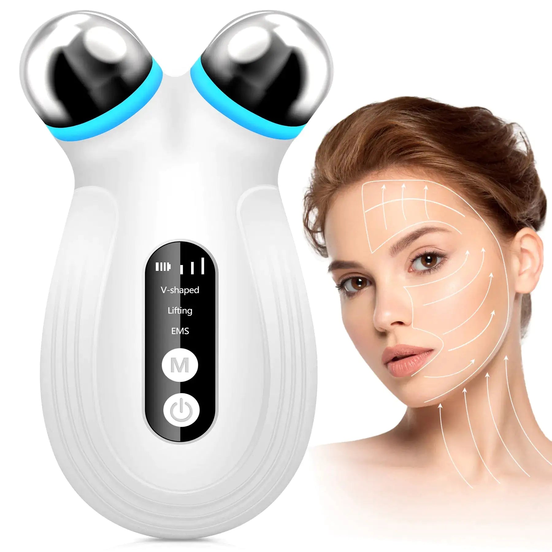 Anti Aging And Anti-Wrinkles Microcurrent Facial Device.  Boost Skin Absorption