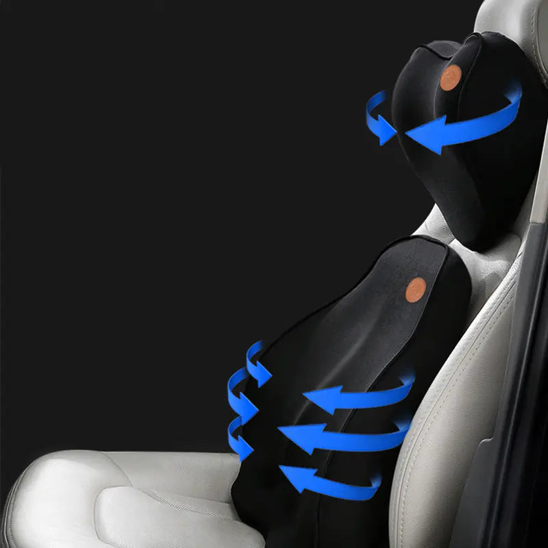 Car Lumbar Support Cushion with Memory Foam (All Seasons)