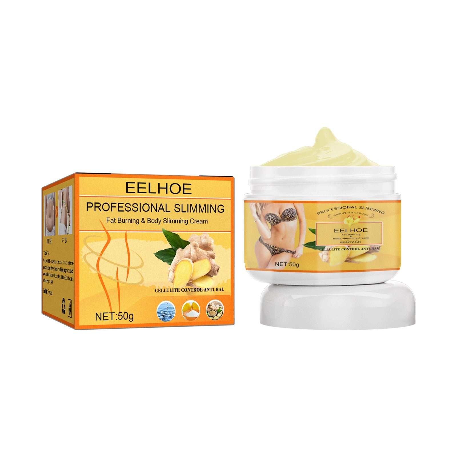 Ginger Cream Cellulite Reduction – EELHOE Herbal Slimming Cream