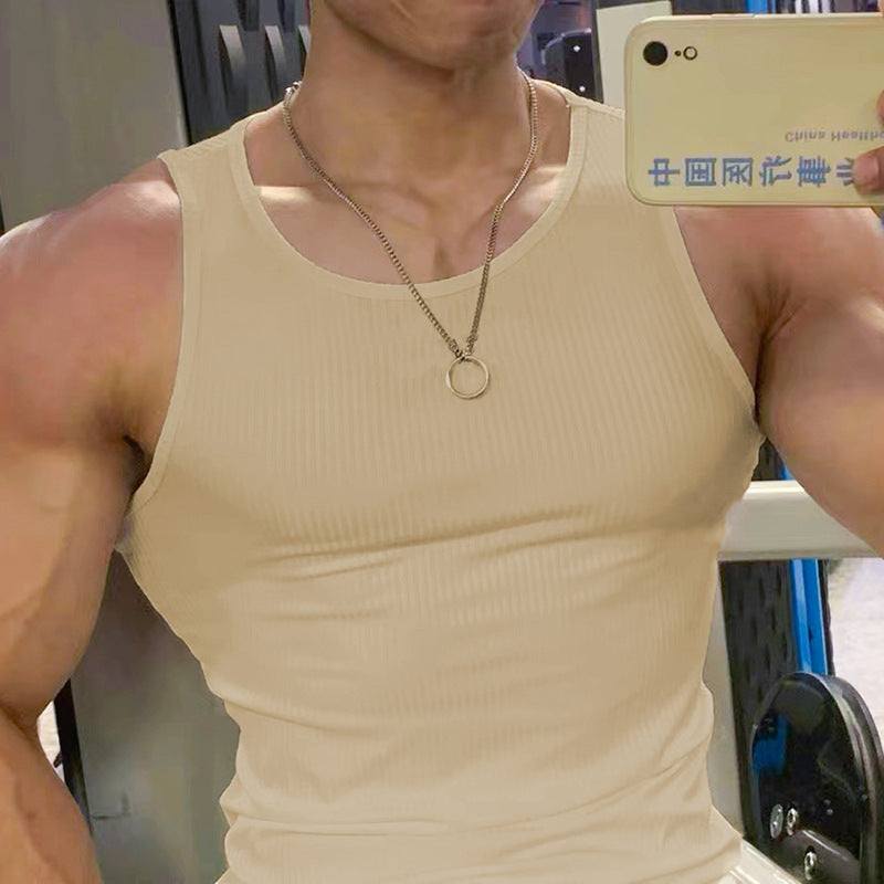 Mens Workout Vest Top – Stretchy Casual Tank for Gym and Sports