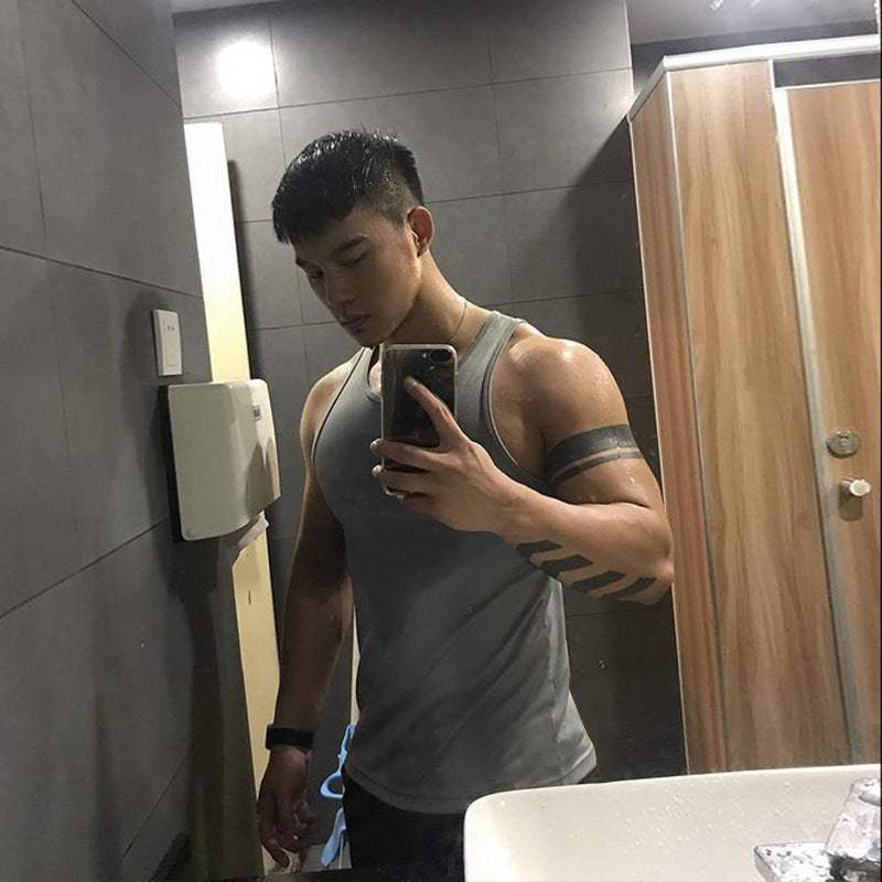 Mens Workout Vest Top – Stretchy Casual Tank for Gym and Sports