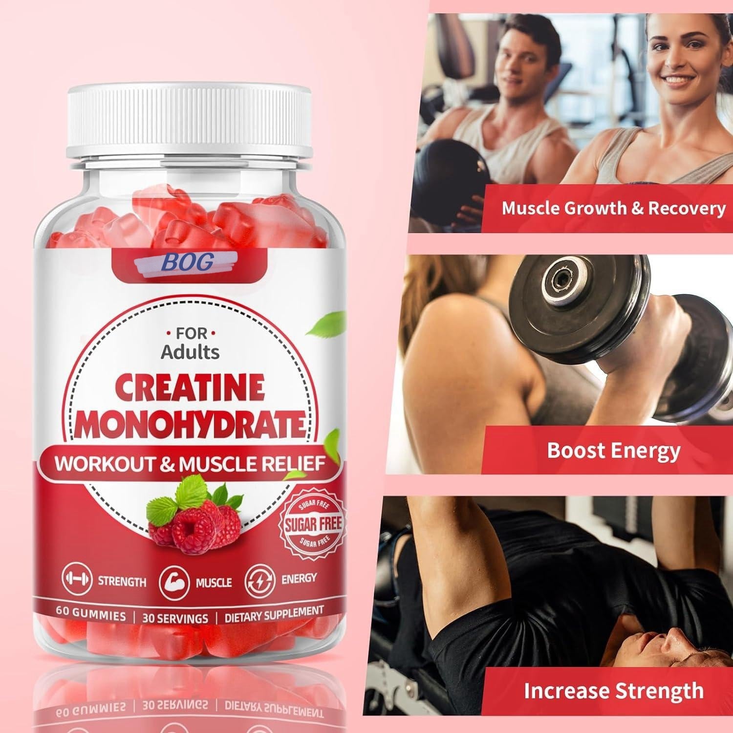 Creatine Monohydrate Gummies – Enhance Strength & Workout Recovery