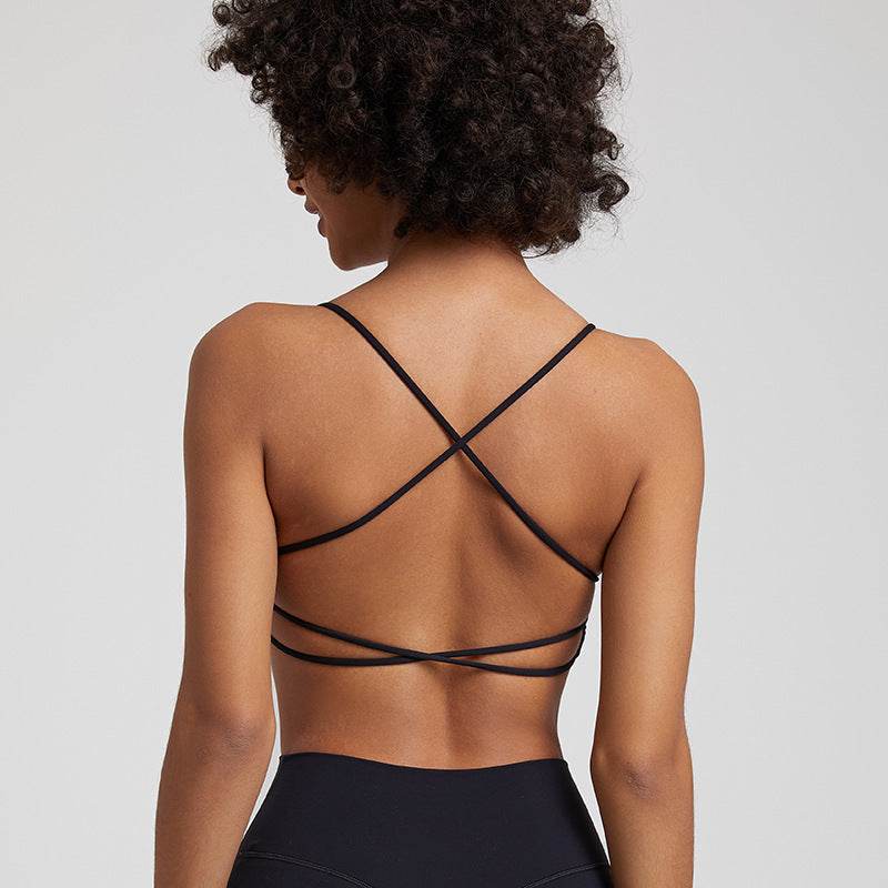 Nude Feel Workout Bra – Seamless Candy Color Bra for Gym & Yoga