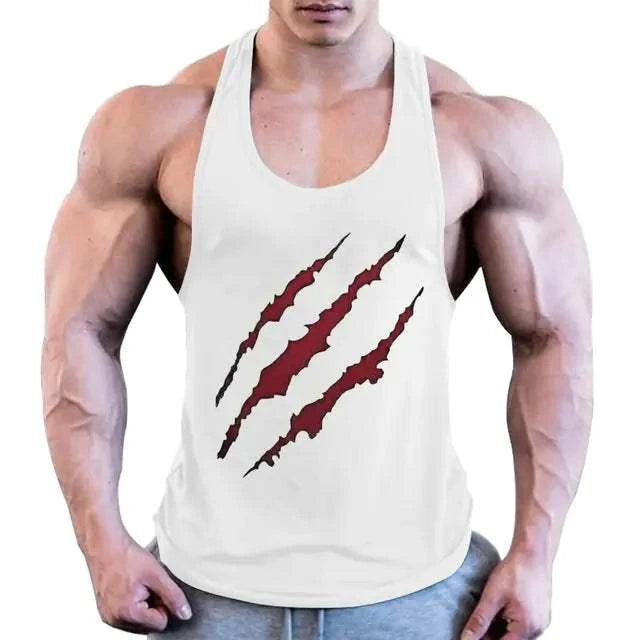 vest wear Plus Size Men's Sleeveless Beast Fitness Training Vest