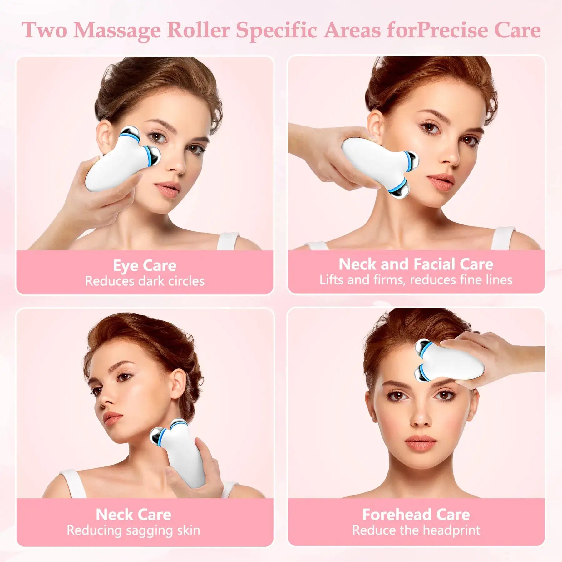Anti Aging And Anti-Wrinkles Microcurrent Facial Device.  Boost Skin Absorption