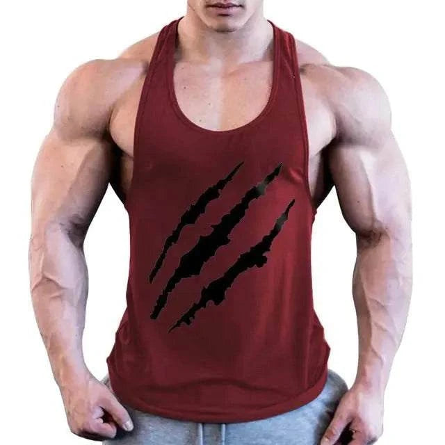 vest wear Plus Size Men's Sleeveless Beast Fitness Training Vest