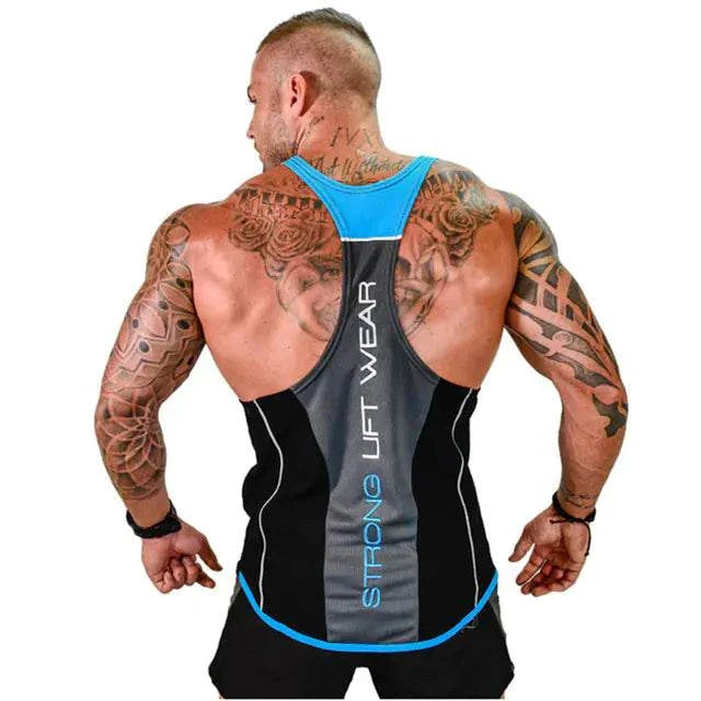 v-taper workout Dr Troy’s  ultimate workout tank top.