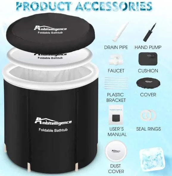 Portable cold plunge tub